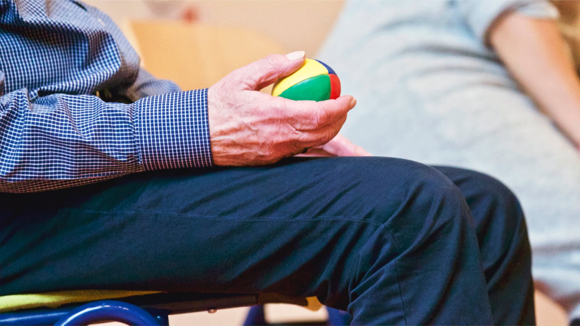 practising balance ball games